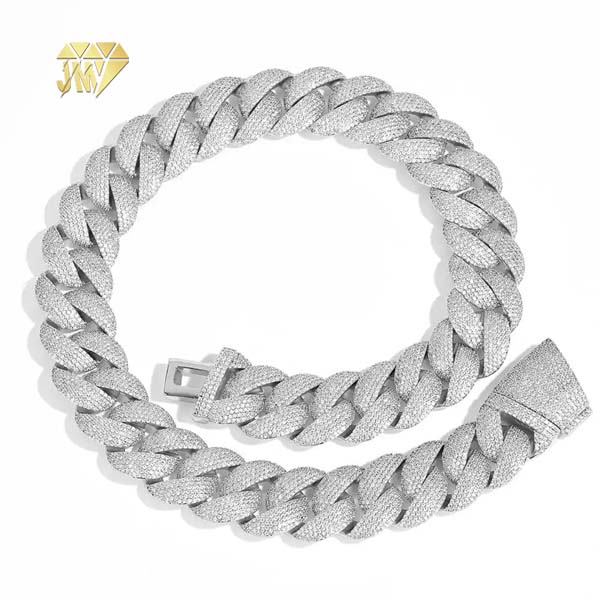 Sandstone Lab Grown Diamond Cuban Link Chain OEM Supplier