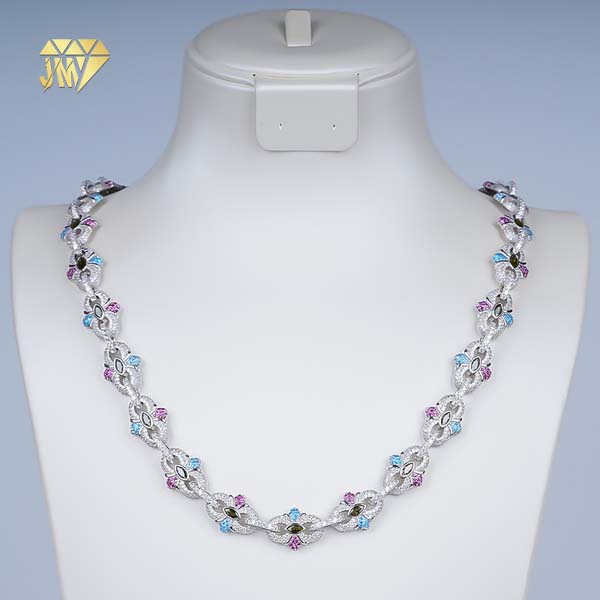 Personalized Cuban Link Chain Rhodium Plated wholesale for Brands