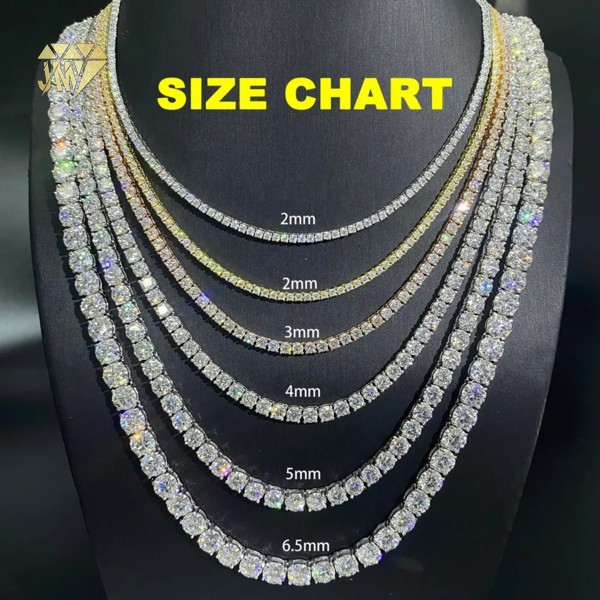 Tennis Chain Lab Diamonds Silver 925 Jewelry Supplier