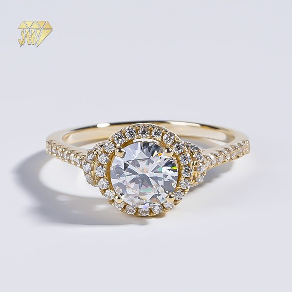 Customizable 14K Yellow Gold Diamond Ring Bulk Order 