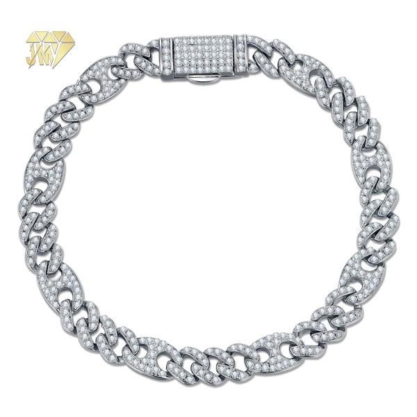 Wholesale Silver Bracelets for EU/US Supplier 925 Sterling Silver Moissanite