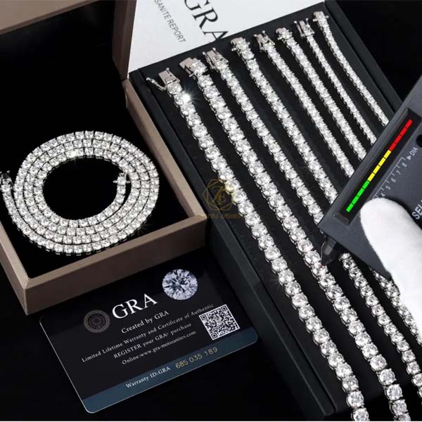 vvs Moissanite Tennis Chain Supplier