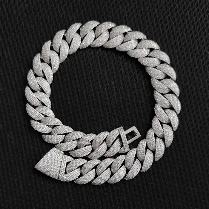 Iced out Cuban chain bulk production factory