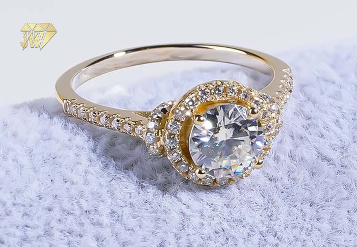 14K Yellow Gold Diamond Ring